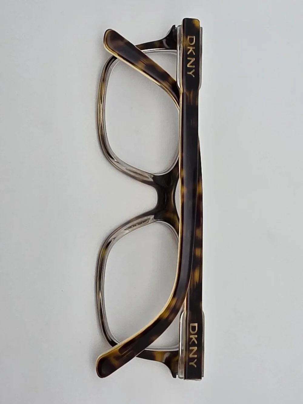 DKNY DY4650 3533 Tortoise on Crystal Clear Cat Eye Eyeglasses Frame w/ Case 51mm